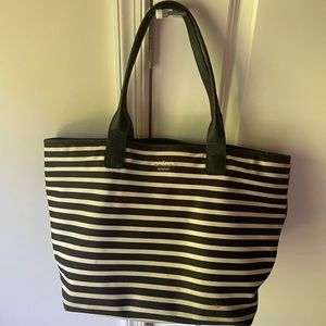 Kate Spade striped diaper bag / tote